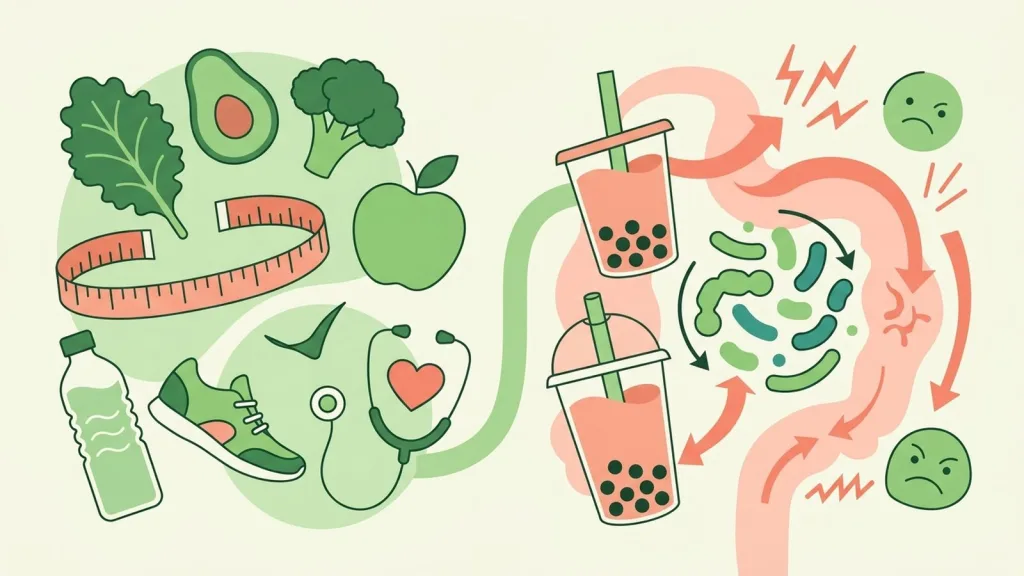 喝手搖飲影響情緒與腸道健康？研究揭含糖飲料與衝動行為及腸道益菌減少有關